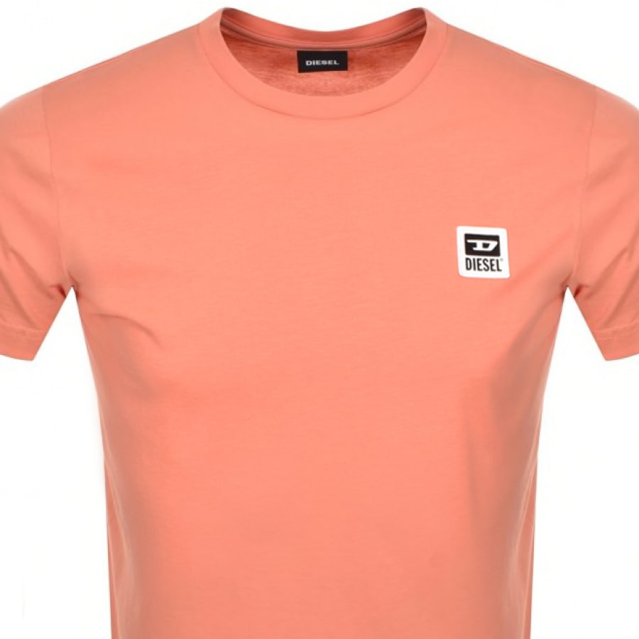 Alternative Image for ProductDiesel Diegos T Shirt Orange2